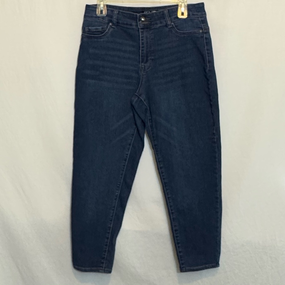 B-185 Faith Jeans‎ PLUS SIZE 14W Blue Denim Capris